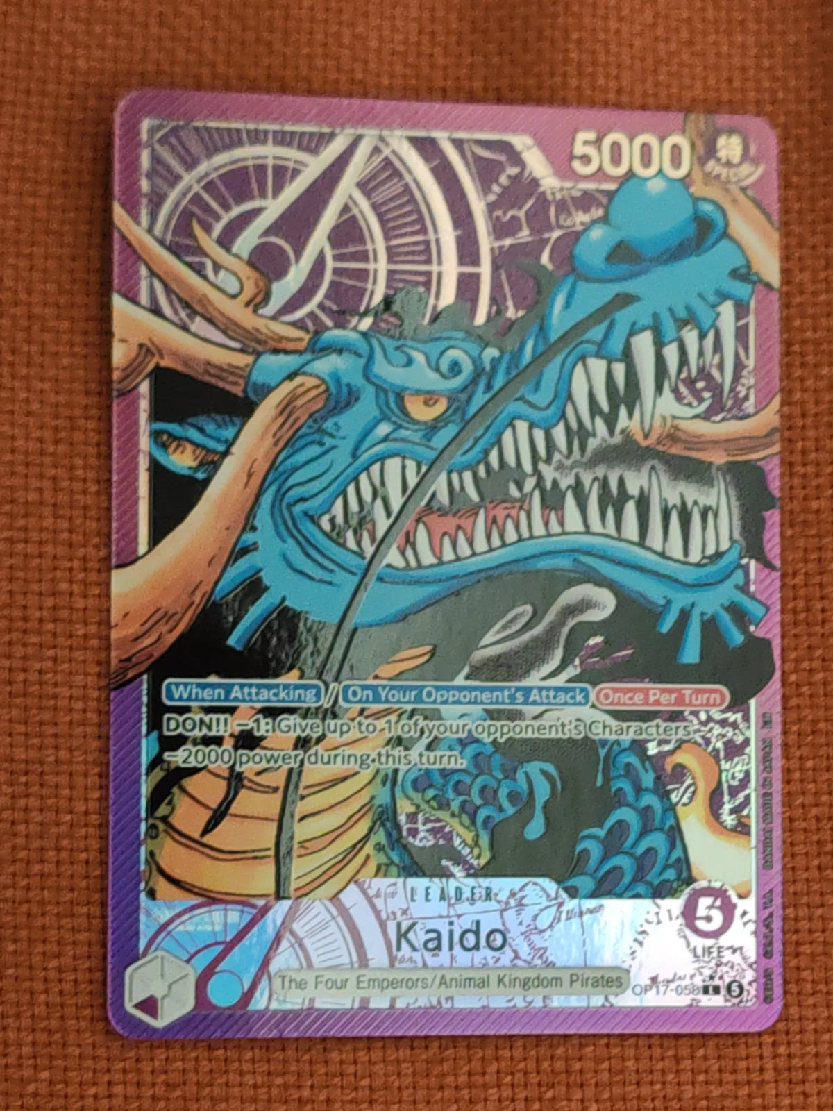 Kaido (058) (Alternate Art) OP17-058 (The World's Strongest Warriors)