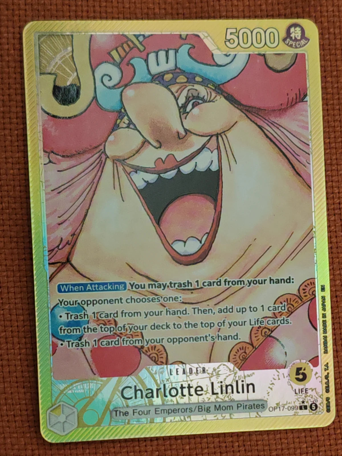 Charlotte Linlin (Alternate Art) OP17-099 (The World's Strongest Warriors)