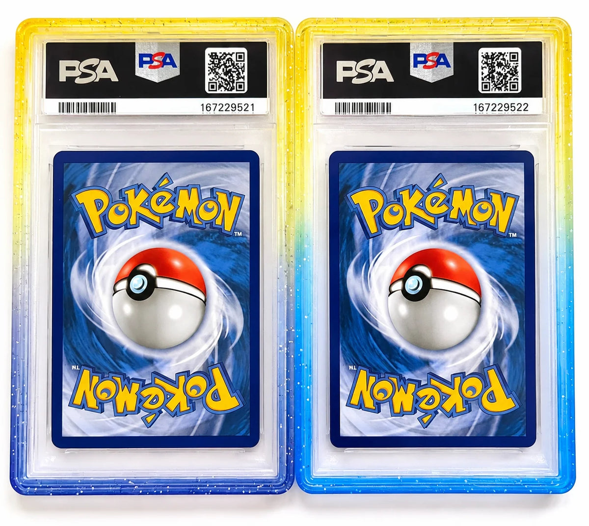 Psyduck PSA 10 Sequential Pair — 151 & Ascended Heroes