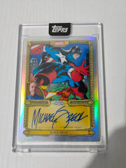 Topps marvel capt america auto card mike zeke