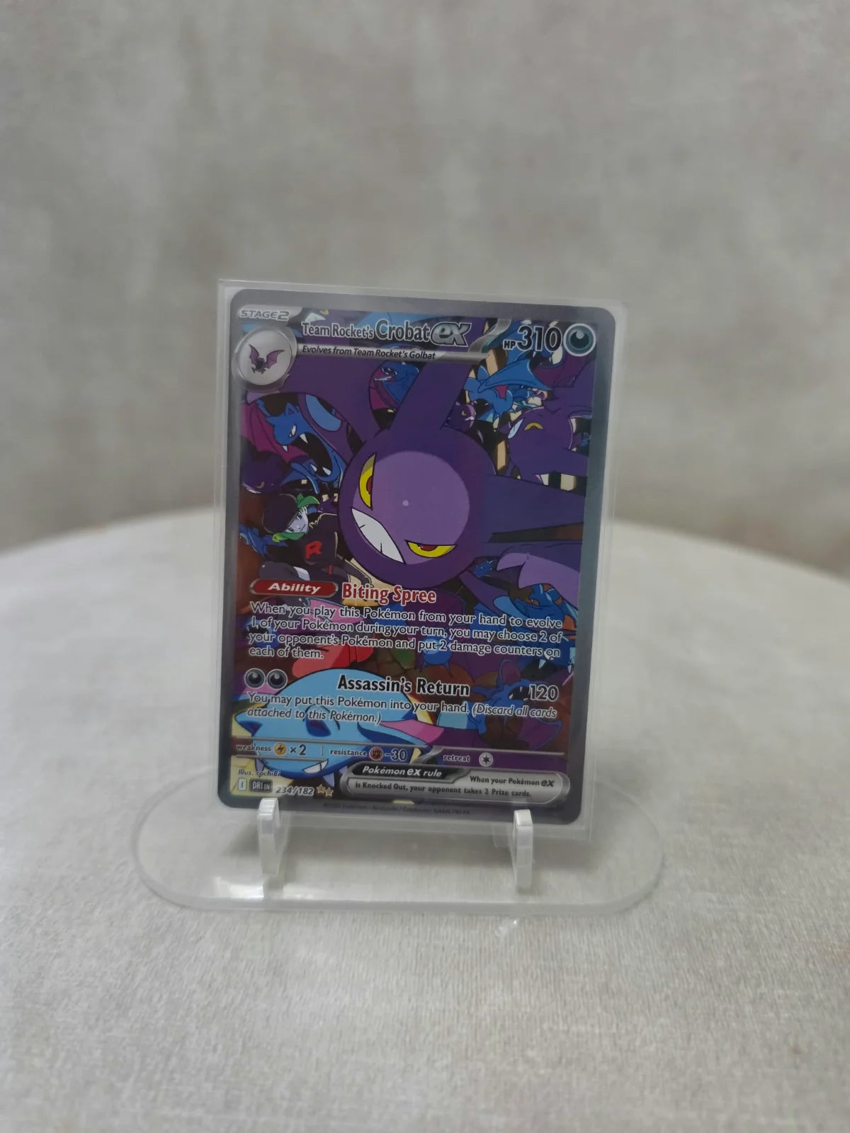 Team Rocket's Crobat ex 234/182 (Destined Rivals)