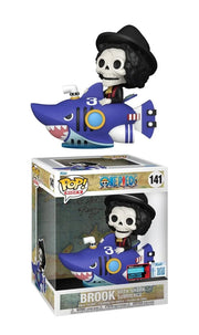 Funko POP! Rides One Piece - Brook with Shark Submerge #141 2025 Fall Convention Shared Exclusive