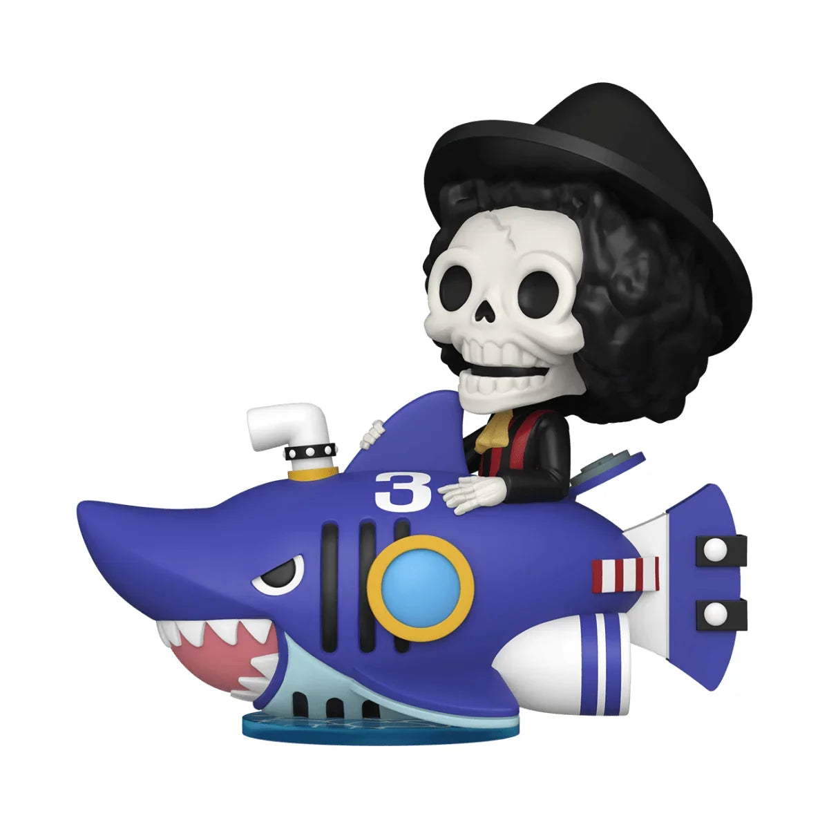 Funko POP! Rides One Piece - Brook with Shark Submerge #141 2025 Fall Convention Shared Exclusive