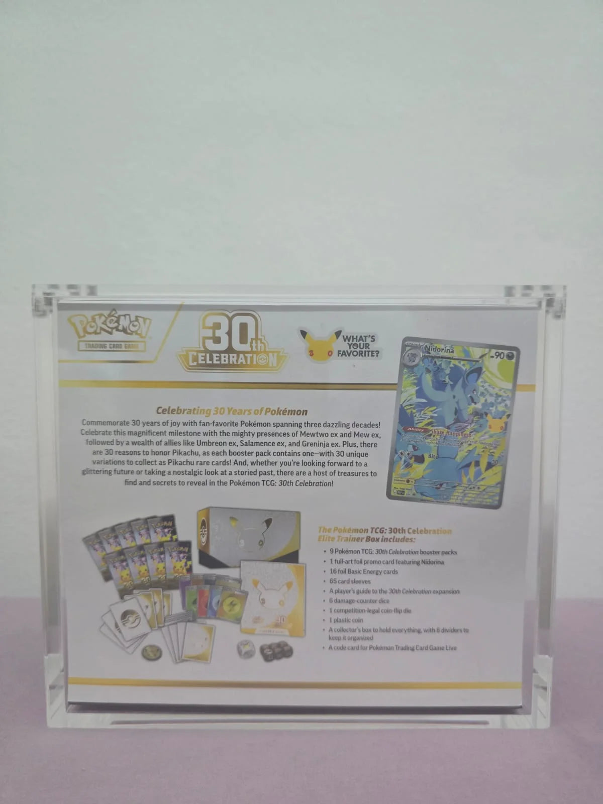 30th Celebration Pokemon Center Elite Trainer Box