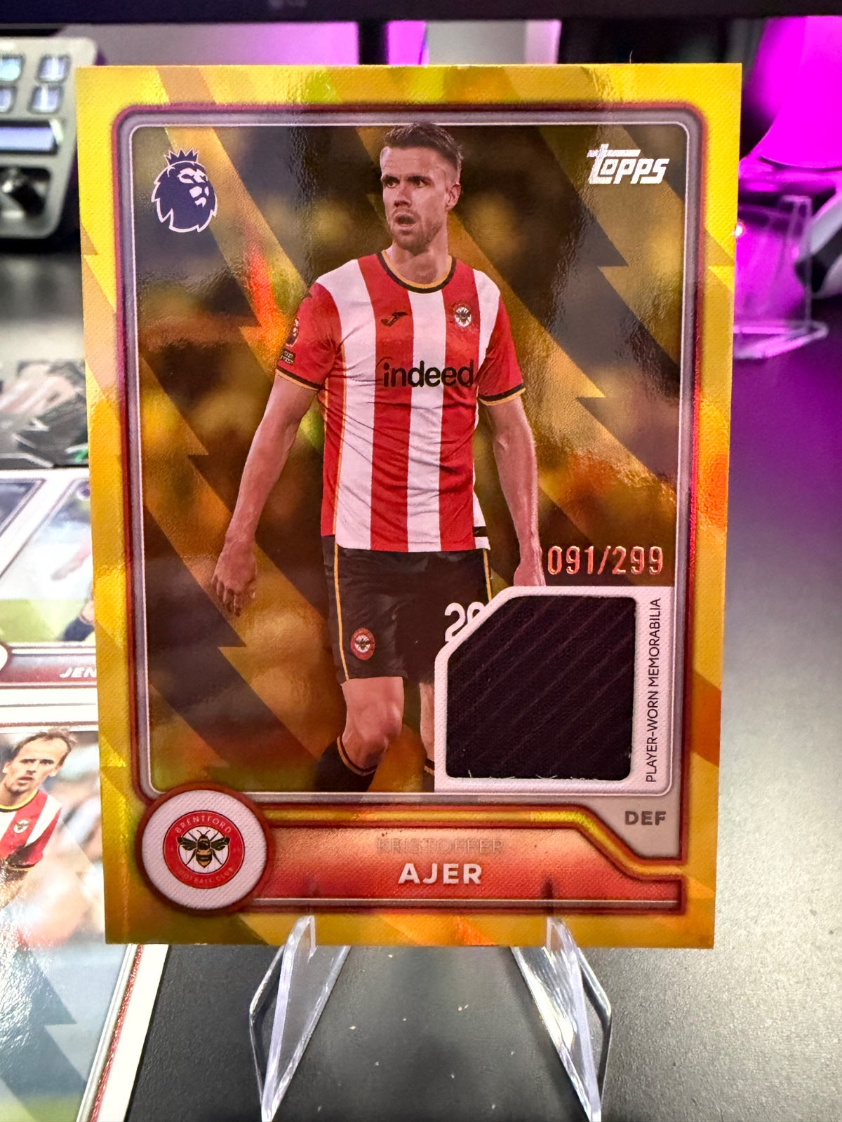 Topps Premier League 2026/27 Brentford Lot x15 – Ajer Relic /299, Damsgaard Gold /50, Igor Thiago Black Edge