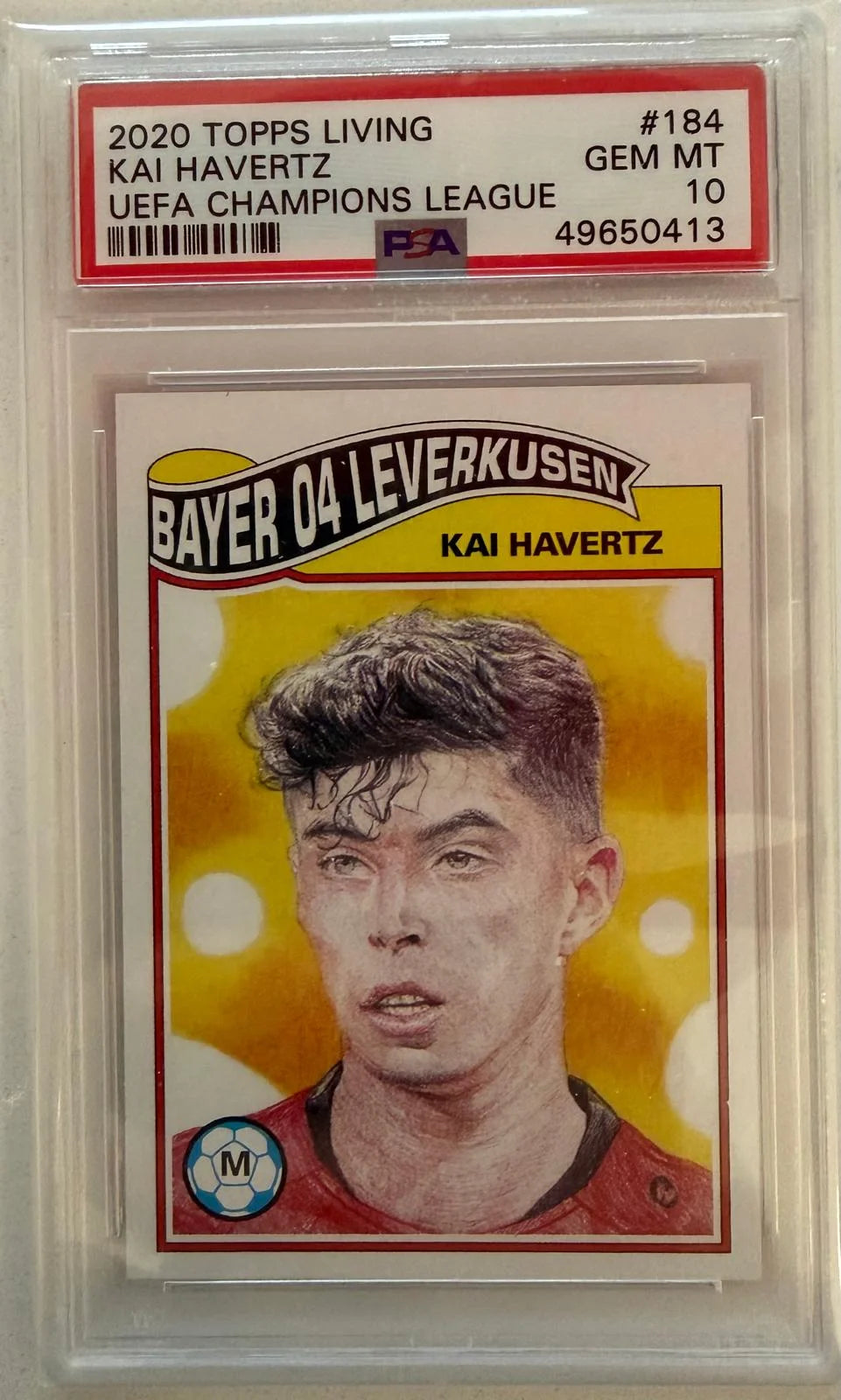Kai Havertz #184 2020 Topps Living UEFA Champions League