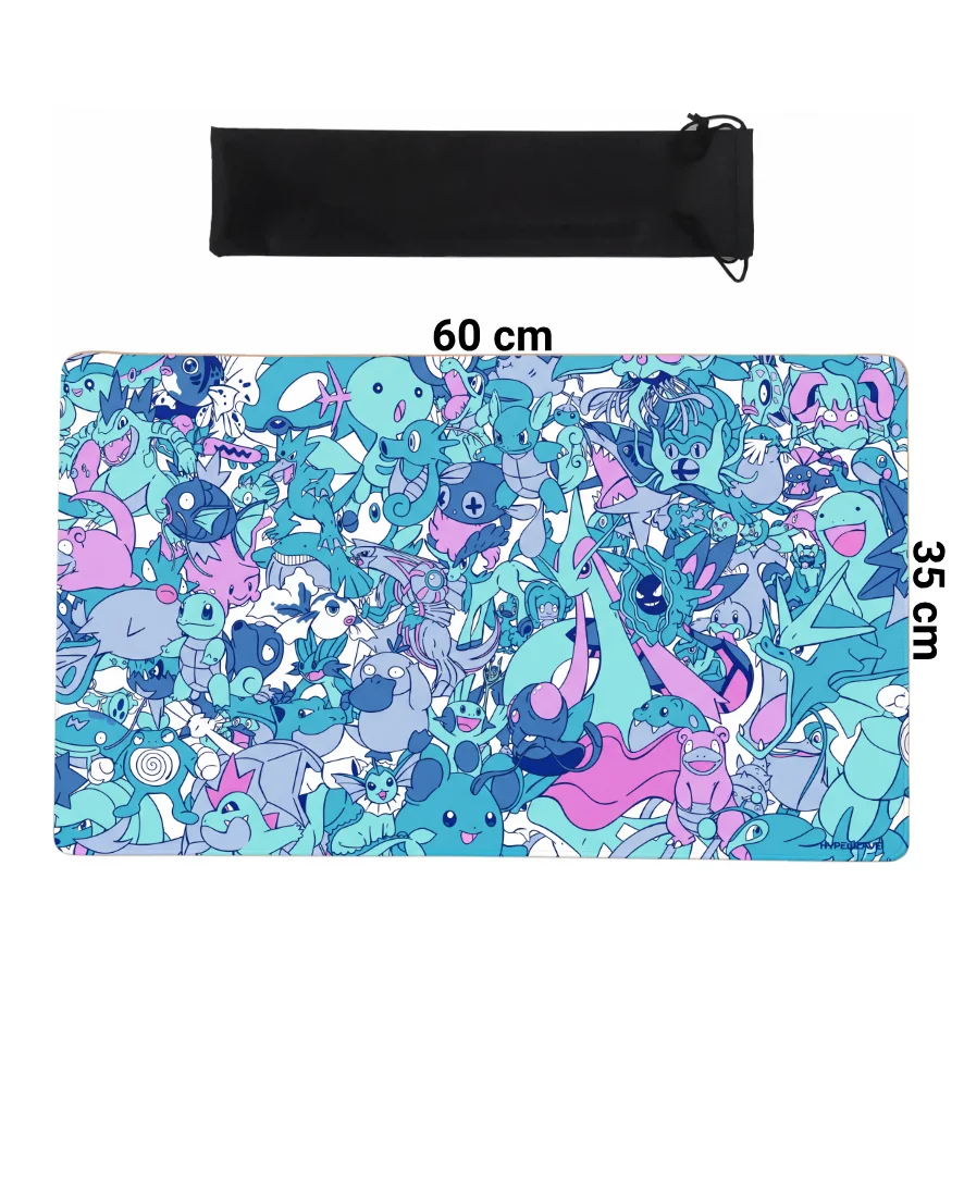 Pokémon TCG Water Type Playmat – 60 × 35 cm