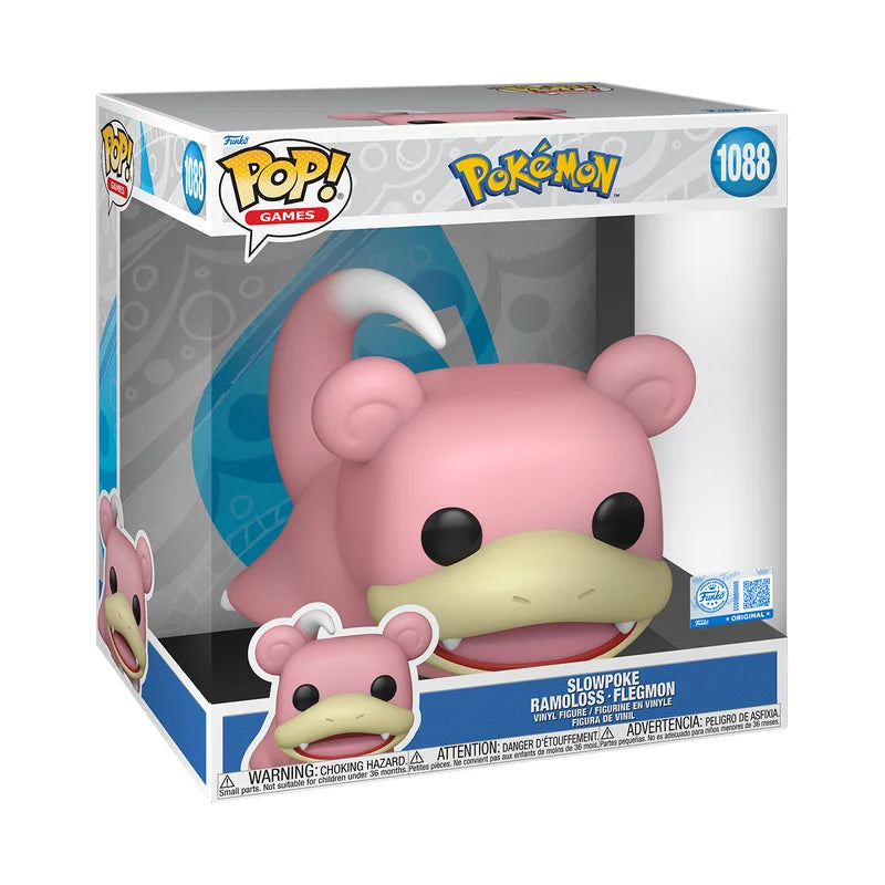 Funko Pop! 10" Super Sized Pop Games : Pokemon - Slowpoke #1088