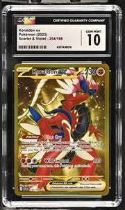 Koraidon ex 254/198 (Scarlet & Violet Base Set) — CGC 10 (Pristine)