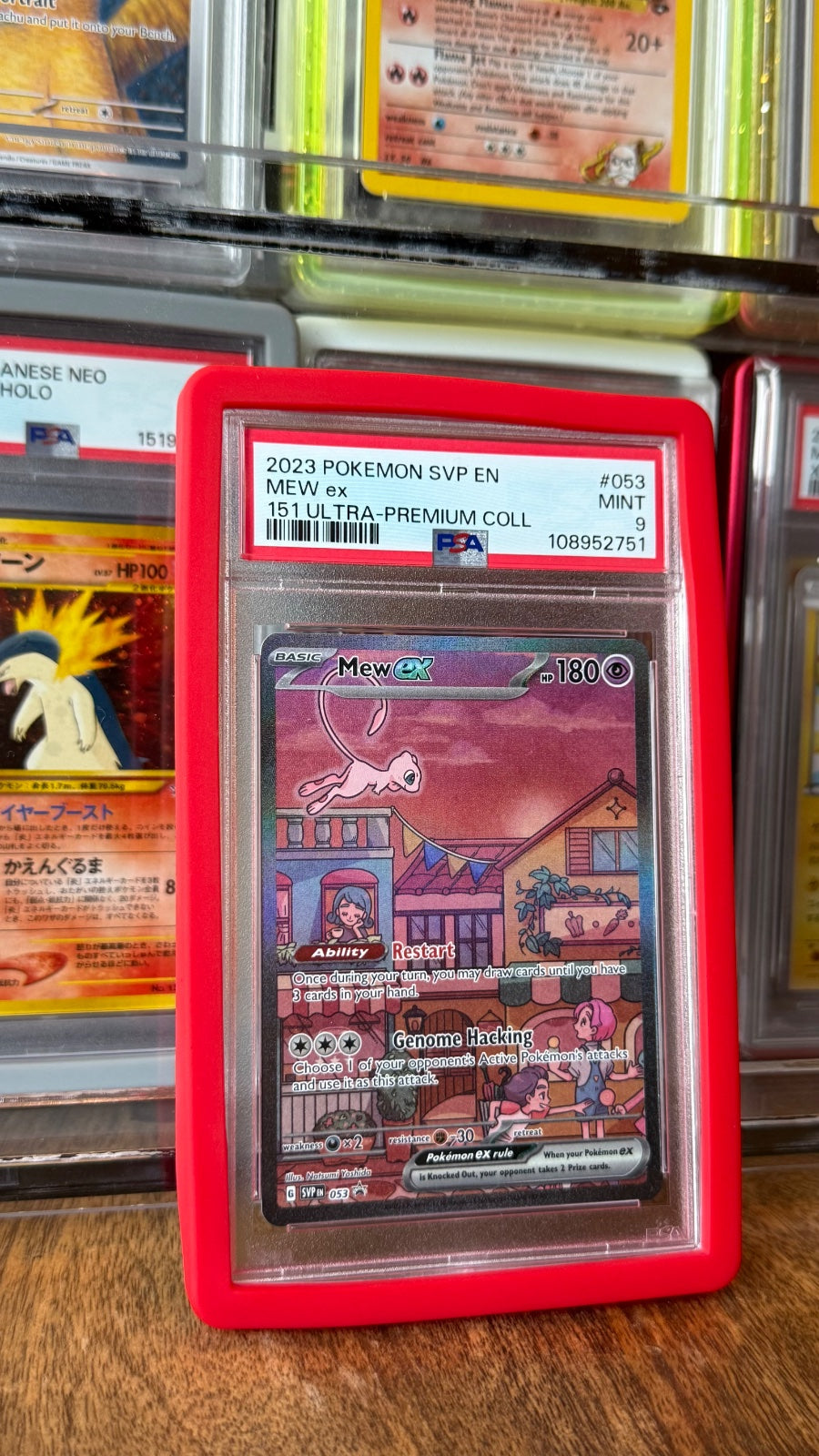 Mew ex 053 (Scarlet & Violet Promo) — PSA 9
