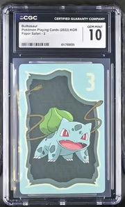 Bulbasaur Pokémon Playing Cards