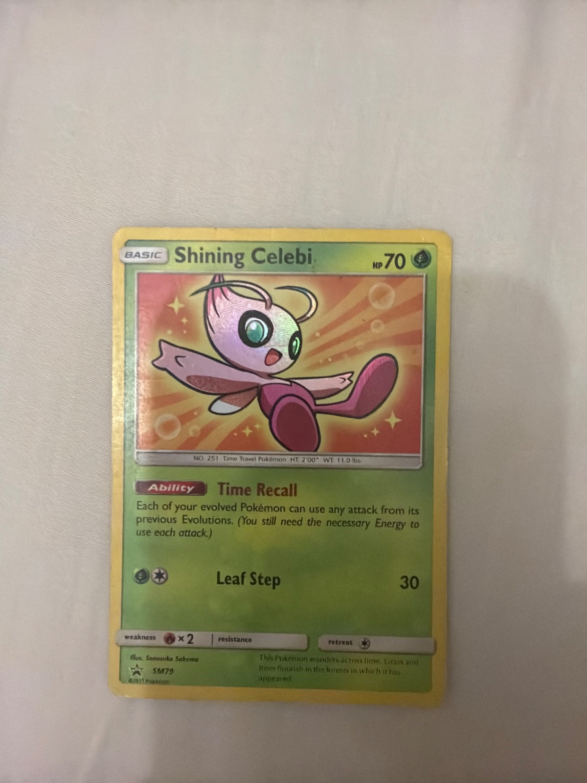 Shining Celebi SM79 (Sun & Moon Promo)