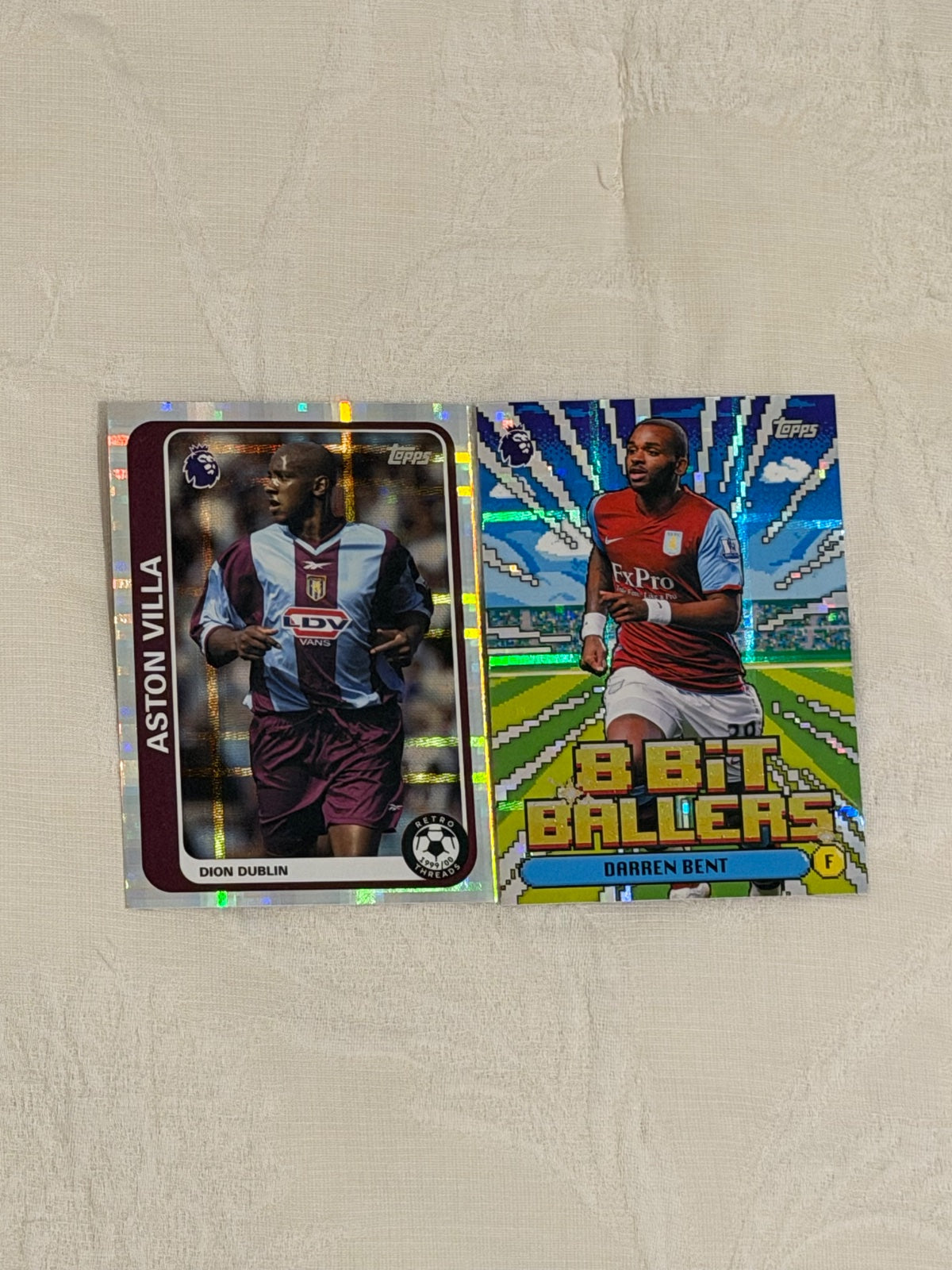 Topps Premier League 2026/27 Aston Villa Lot x14 – Agbonlahor Chrome Classics, Ollie Watkins Beast Mode, Dion Dublin Retro Threads