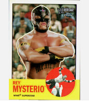 2007 Topps Heritage II Chrome WWE - Refractors #45 Rey Mysterio