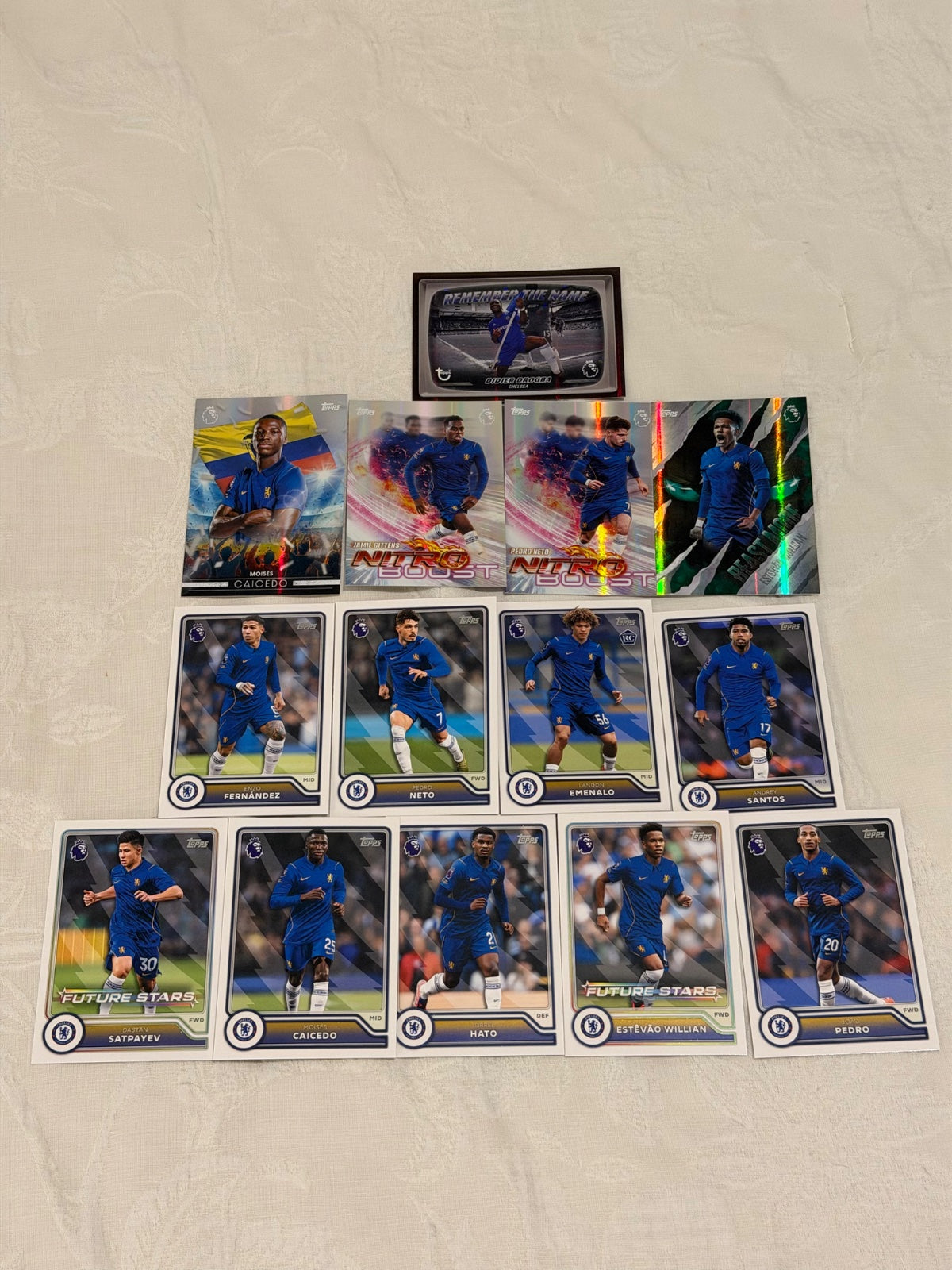 Topps Premier League 2026/27 Chelsea Lot x14 – Didier Drogba Remember the Name, Estêvão Beast Mode & Future Stars, Caicedo