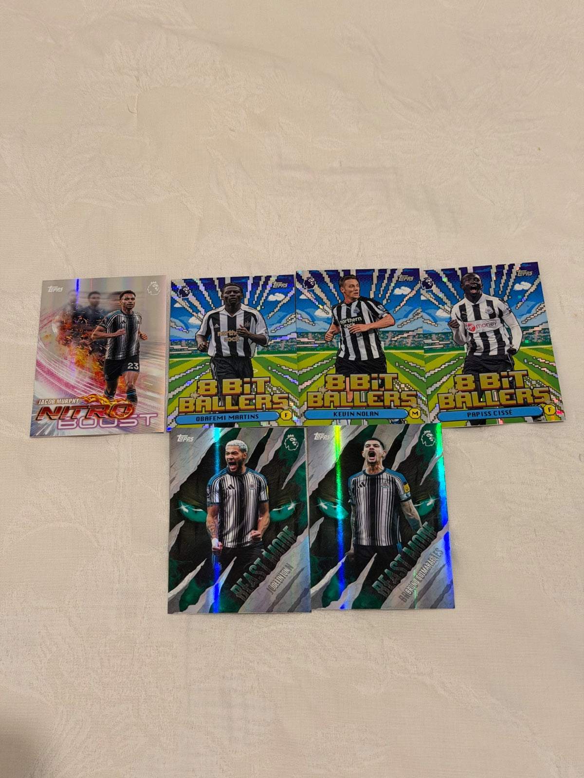 Topps Premier League 2026/27 Newcastle Lot x15 – Bruno Guimarães & Joelinton Beast Mode, Papiss Cissé, Kevin Nolan, Obafemi Martins