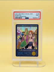 PSA 9 Nami Vivi One Piece Visual Adventure Part 4 #135 2001 Bandai Card