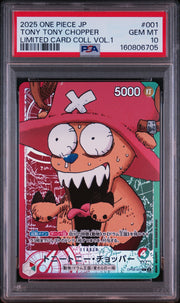 Tony Tony Chopper (JP) OP08-001 (One Piece Promotion Cards (JP)) — PSA 10