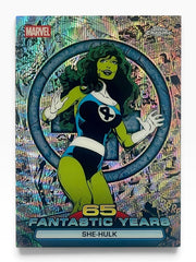 2026 Topps Chrome Marvel She Hulk 65 Fantastic Years
