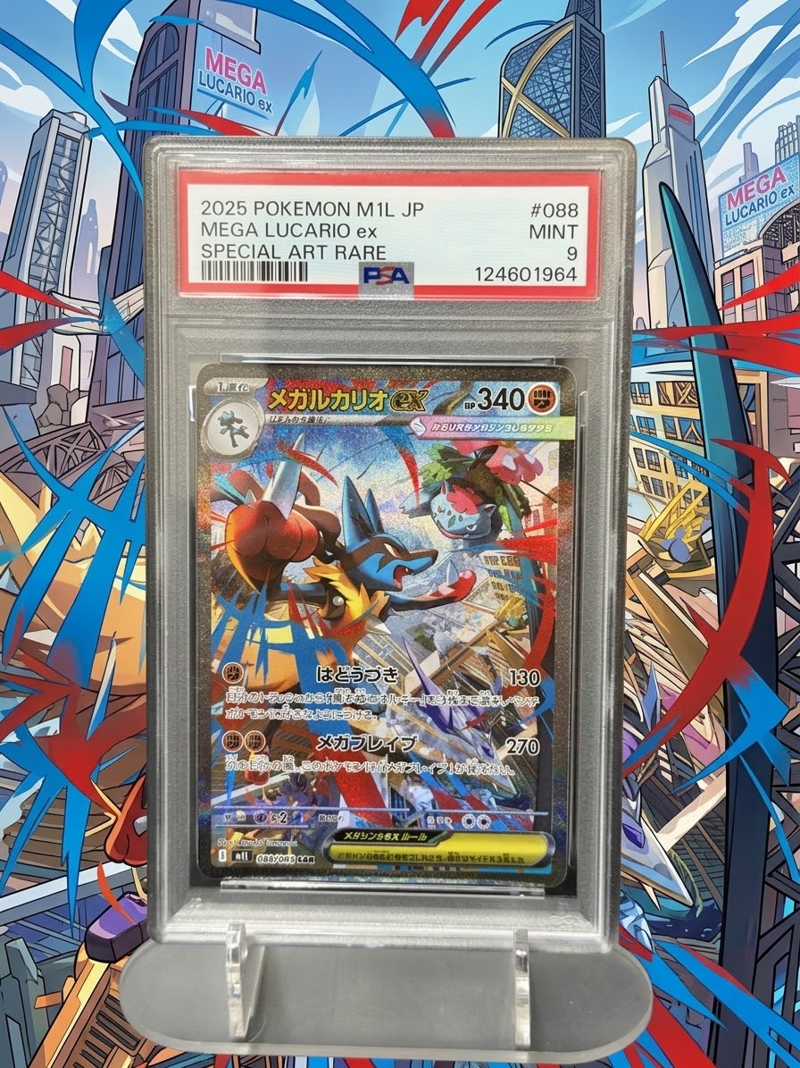 Mega Lucario 088/063 (Mega Brave) — PSA 9