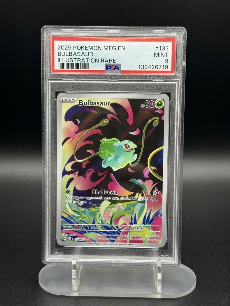 Bulbasaur 133/132 (Mega Evolution) — PSA 9