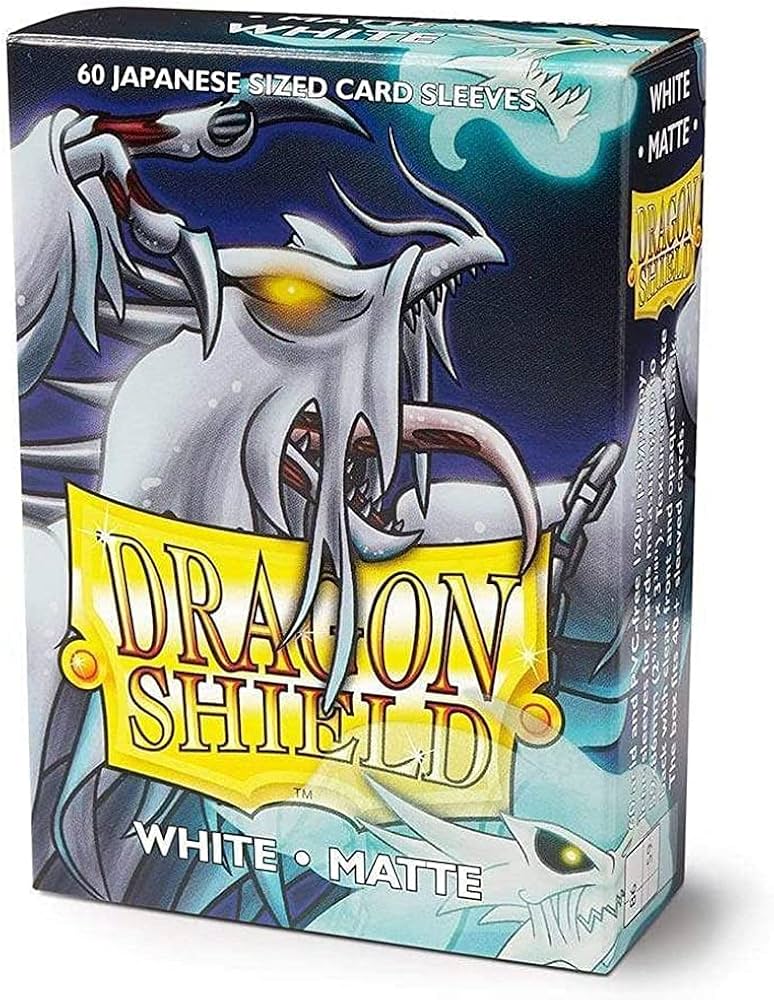 Dragon shield Japanese White Matte Sleeves Pack