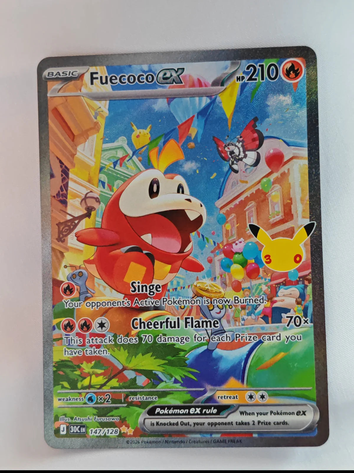 Fuecoco ex 147/128 (30th Celebration)