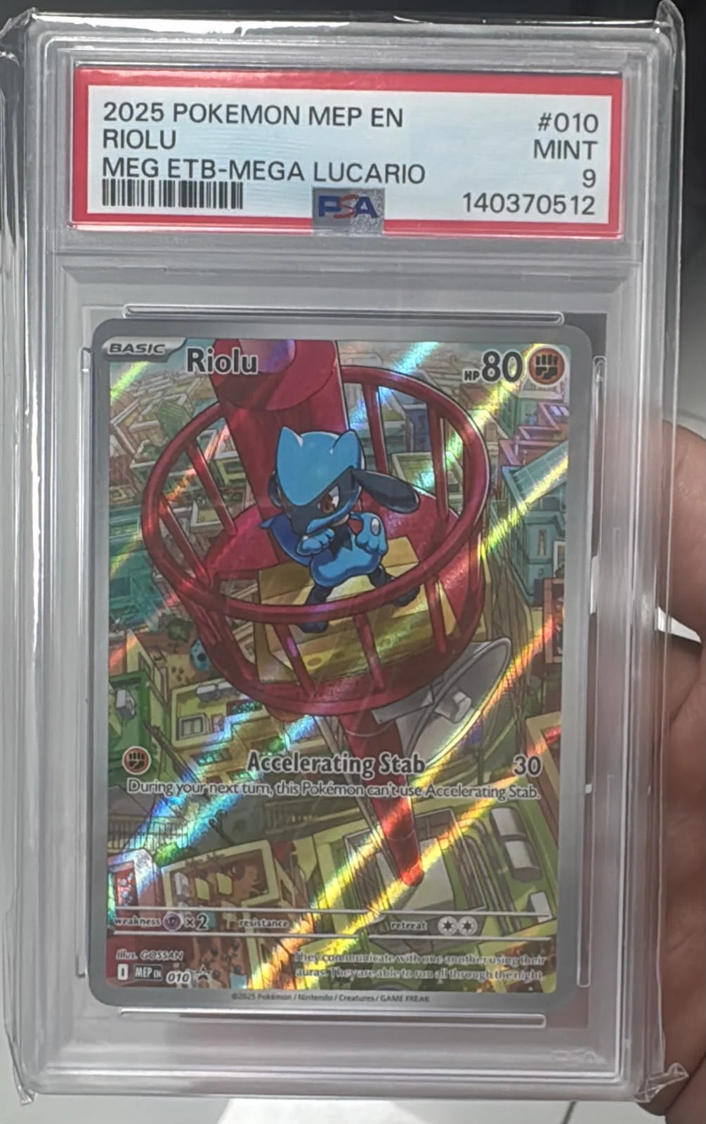Riolu 010 (Mega Evolution Promos) — PSA 9