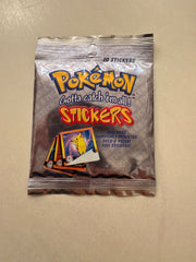 1999 Vintage 1st Edition - Sealed - Gotta Catch Them All Series 1 Stickers