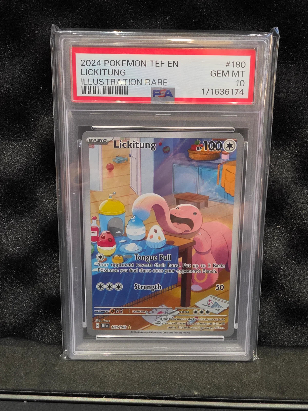 Lickitung 180/162 (Temporal Forces) — PSA 10