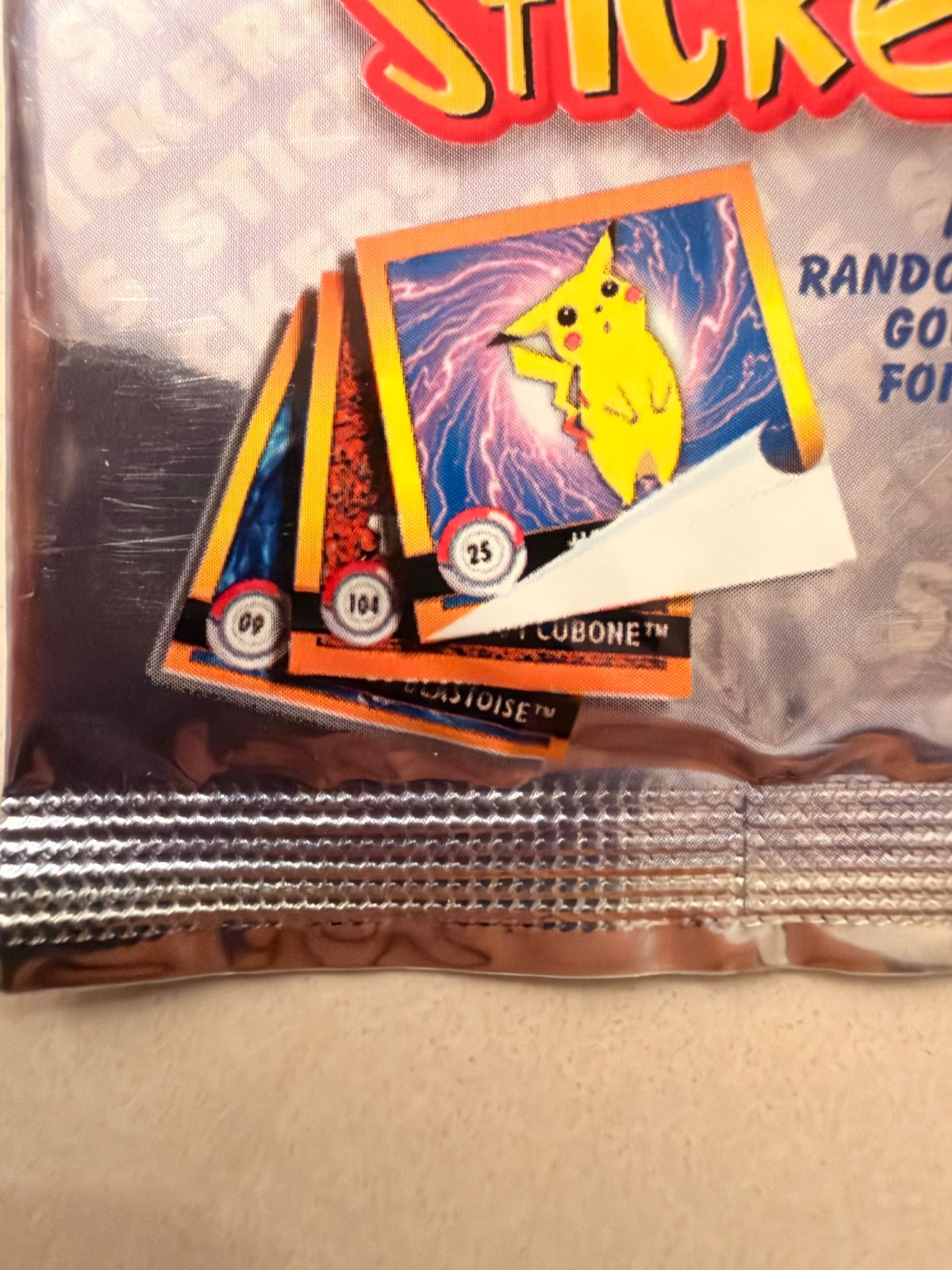1999 Vintage 1st Edition - Sealed - Gotta Catch Them All Series 1 Stickers