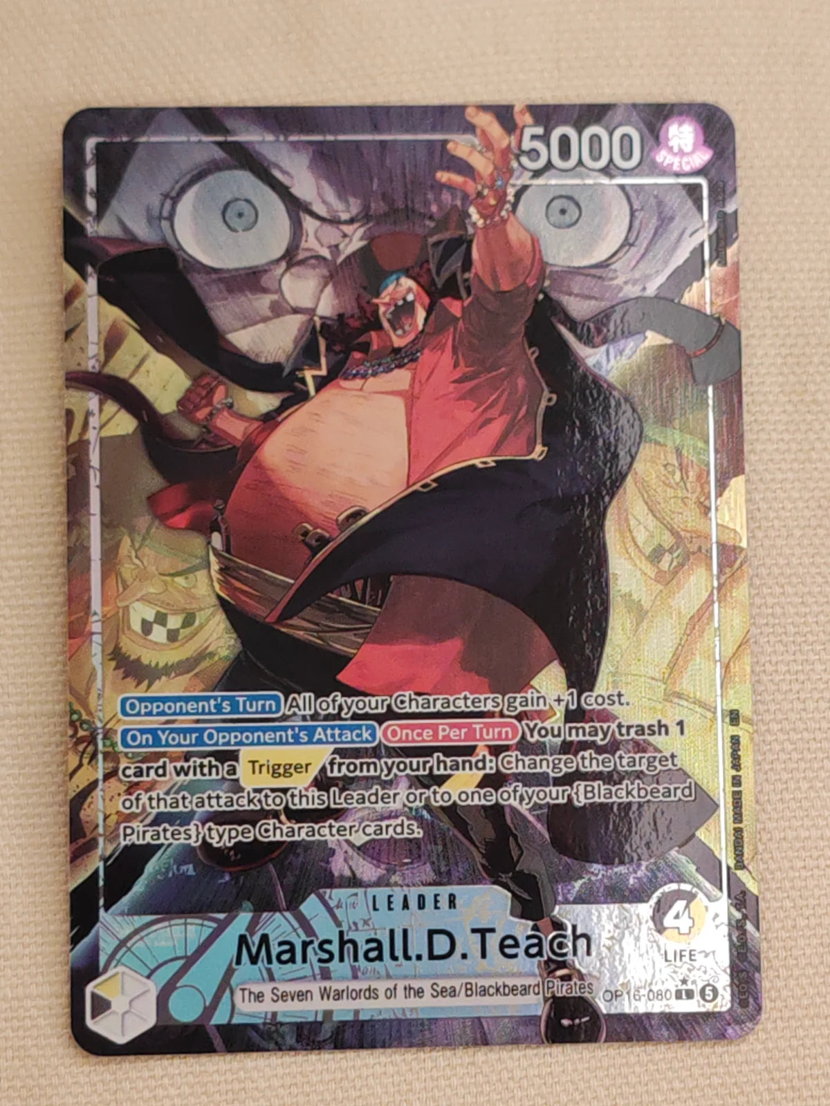 Marshall.D.Teach (Alternate Art) OP16-080 (The Time of Battle)