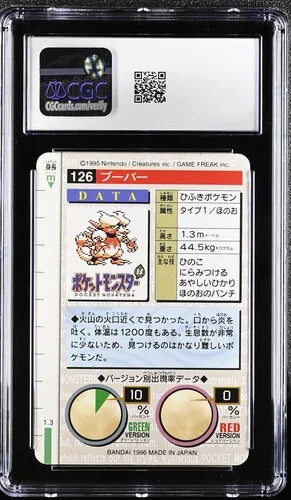 1996 Magmar (BANDAI Pokemon Carddass)