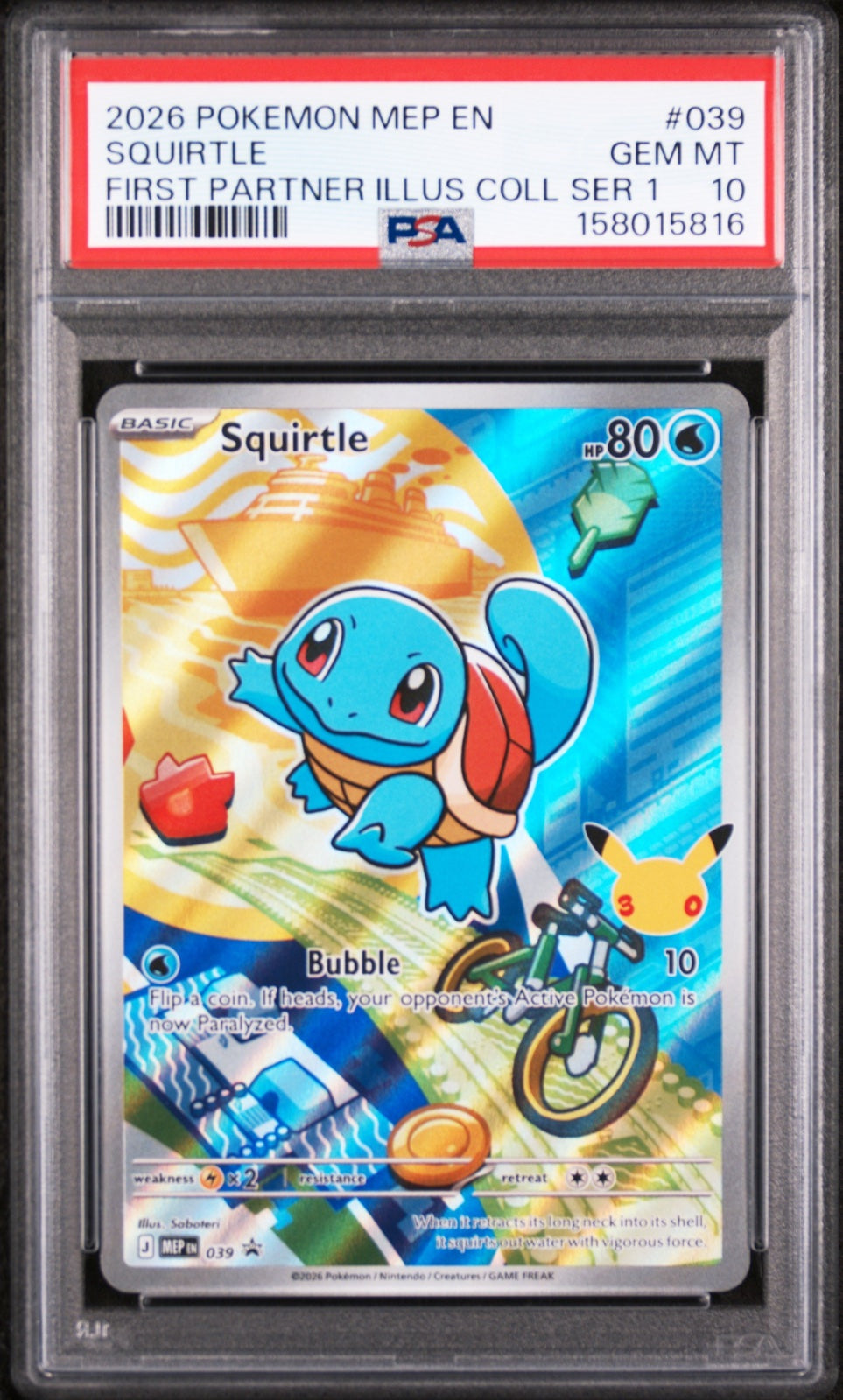 Squirtle 039 (Mega Evolution Promos) — PSA 10