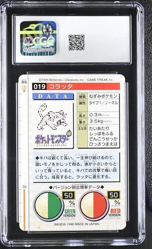 1996 Rattata (BANDAI Pokemon Carddass)