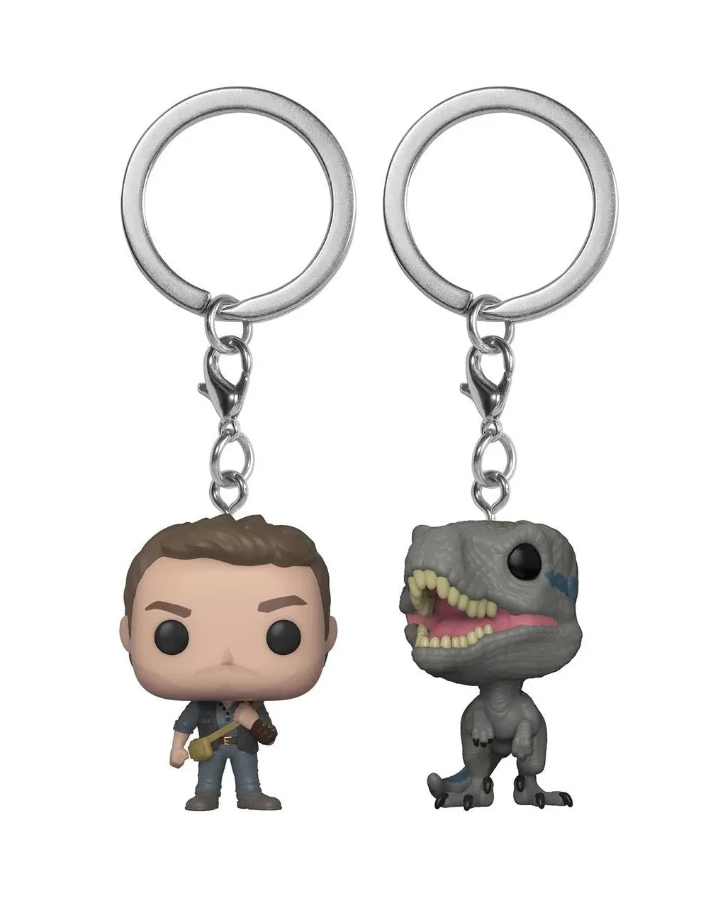 Funko Pocket POP! Jurassic World - Owen & Blue, 2 Pack Pocket POP Keychain