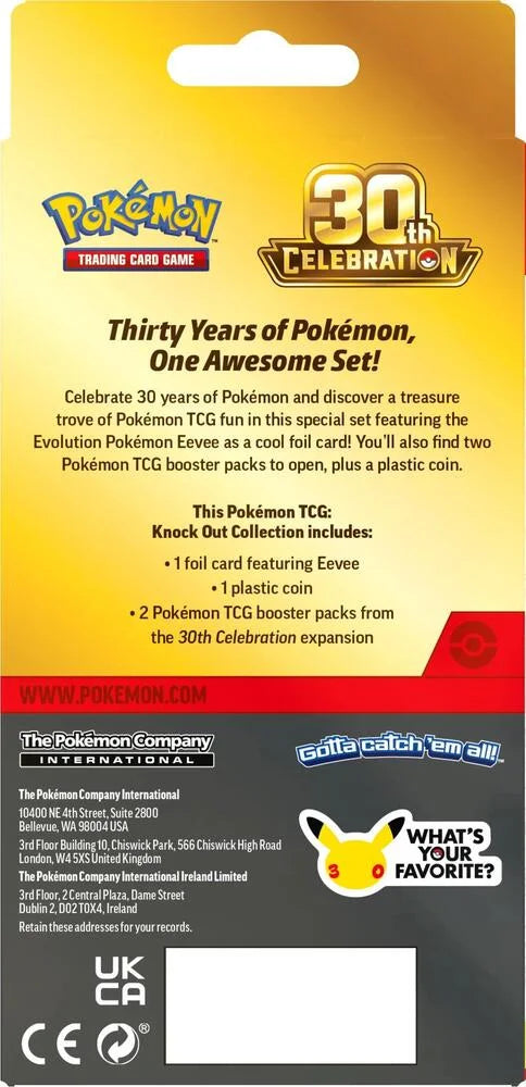 Pokémon TCG: 30th Celebration Knock Out Collection - ME (30C)