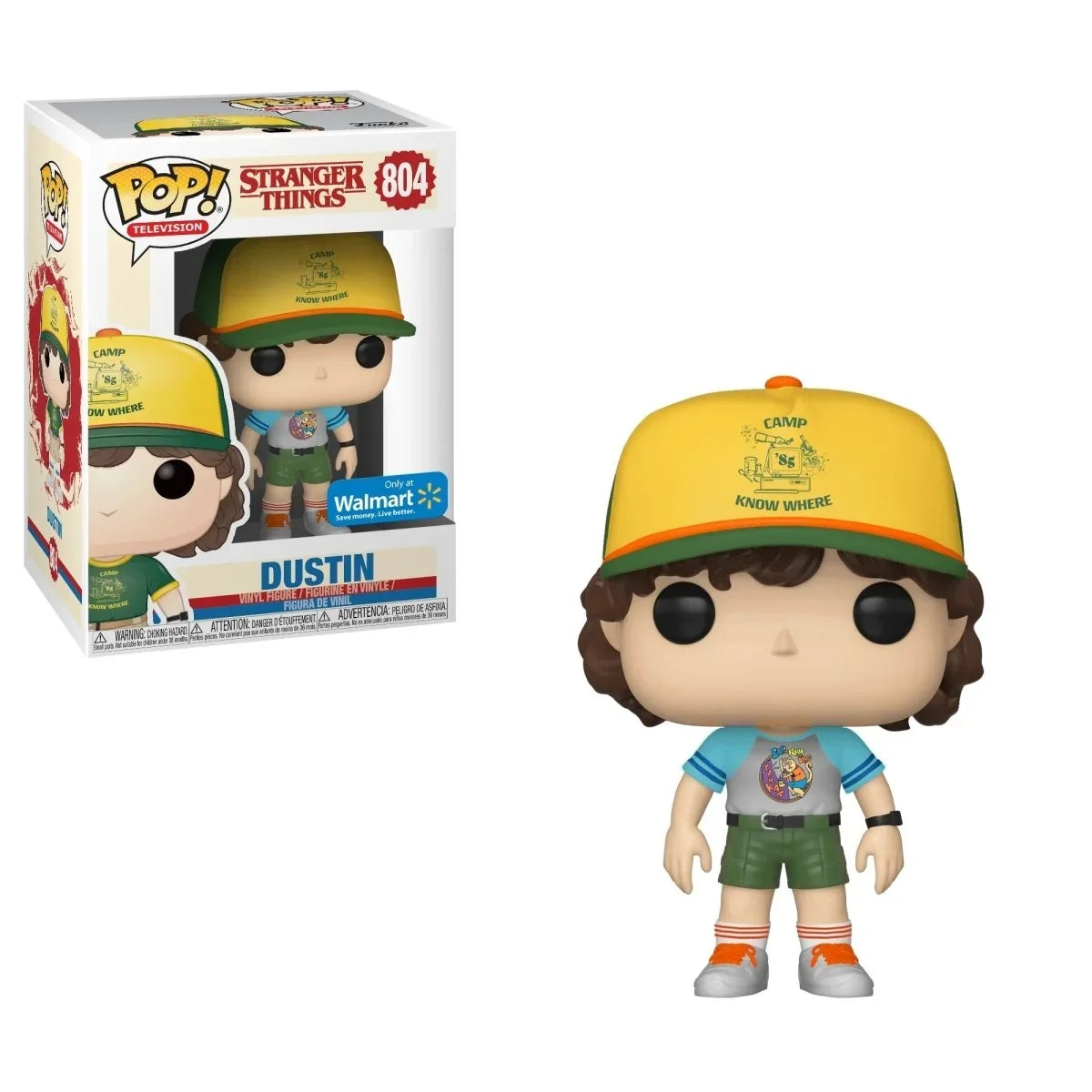 Funko POP! Stranger Things - Dustin in Arcade Tee #804 Walmart Exclusive