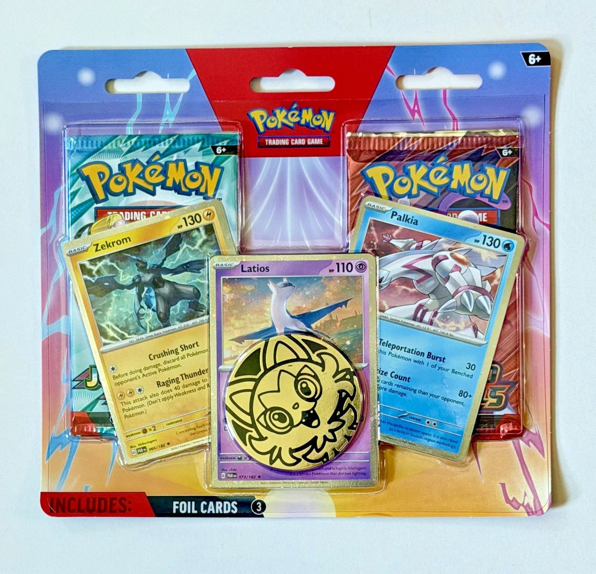 Enhanced 2-Pack Blister Pack (Journey Together & Destined Rivals) [Latios, Zekrom & Palkia] Promo