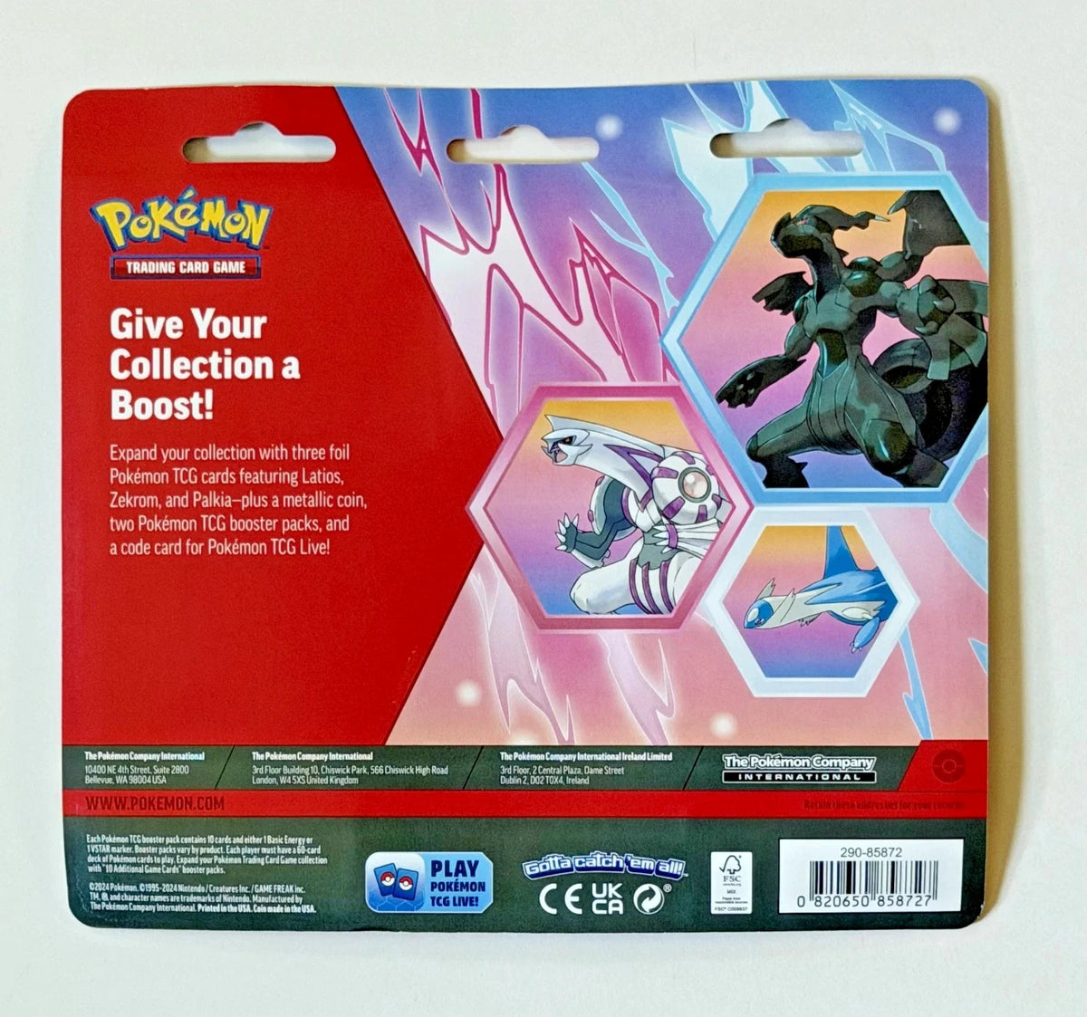 Enhanced 2-Pack Blister Pack (Journey Together & Destined Rivals) [Latios, Zekrom & Palkia] Promo