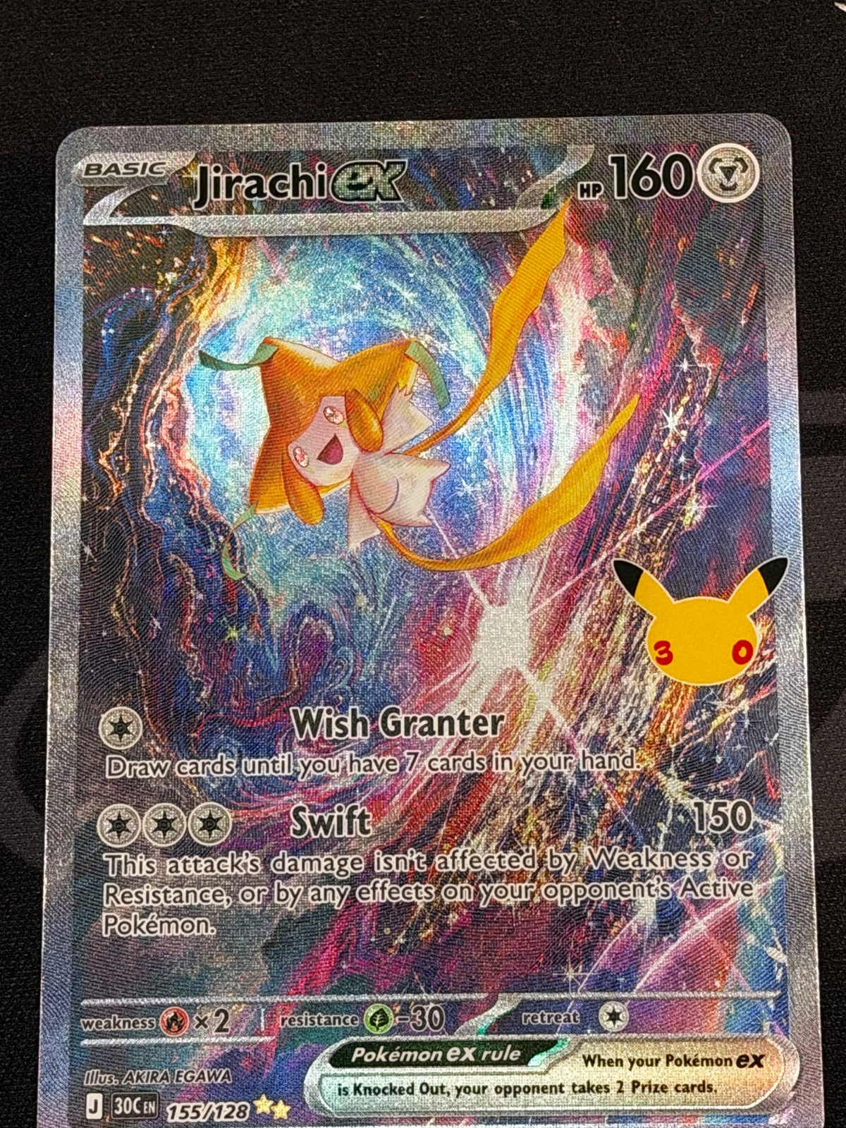 Jirachi ex 155/128 (30th Celebration)