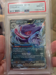 Gengar ex 104/162 (Temporal Forces) — PSA 10