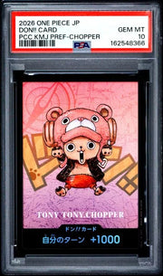 PSA 10 - 2026 ONE PIECE JAPANESE PREMIUM CARD COLLECTION KUMAMOTO PREFECTURE SPECIAL DON!! CARD PCC KMJ PREF-CHOPPER