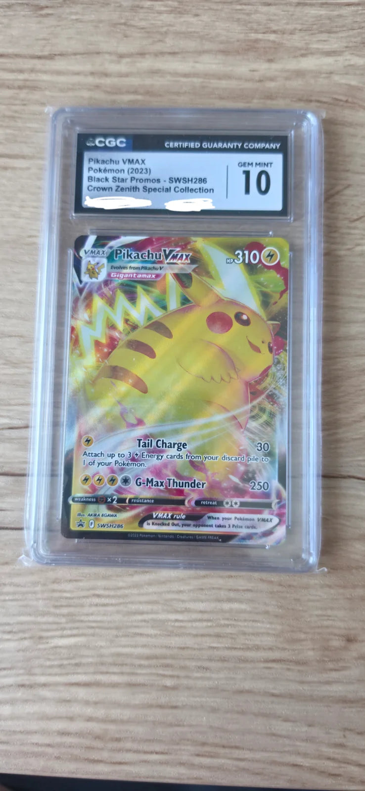 Pikachu VMAX SWSH286 (Sword & Shield Promo) — CGC 10
