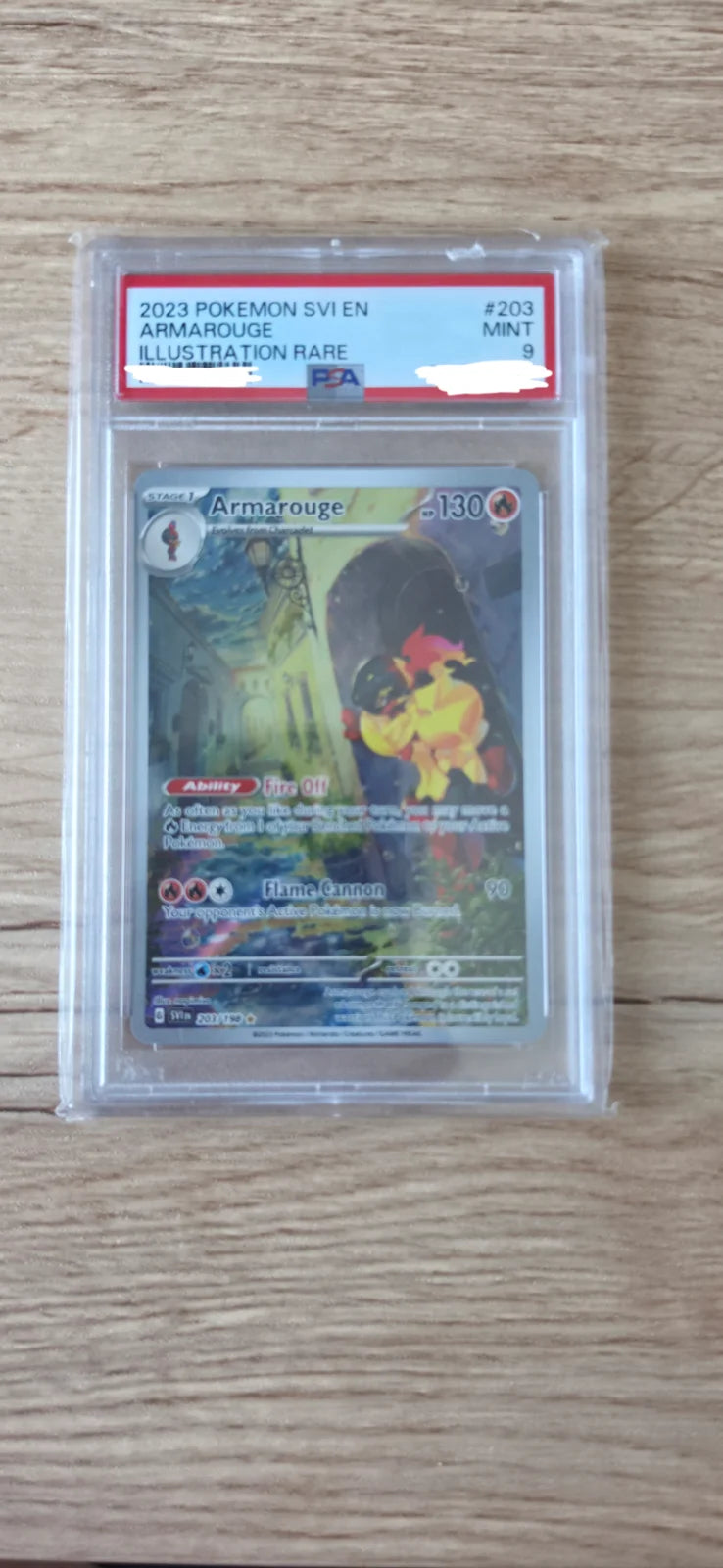 Armarouge 203/198 (Scarlet & Violet Base Set) — PSA 9