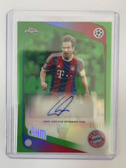 Philipp Lahm AUTO /99 2025-26 Topps Chrome UEFA Green Refractor