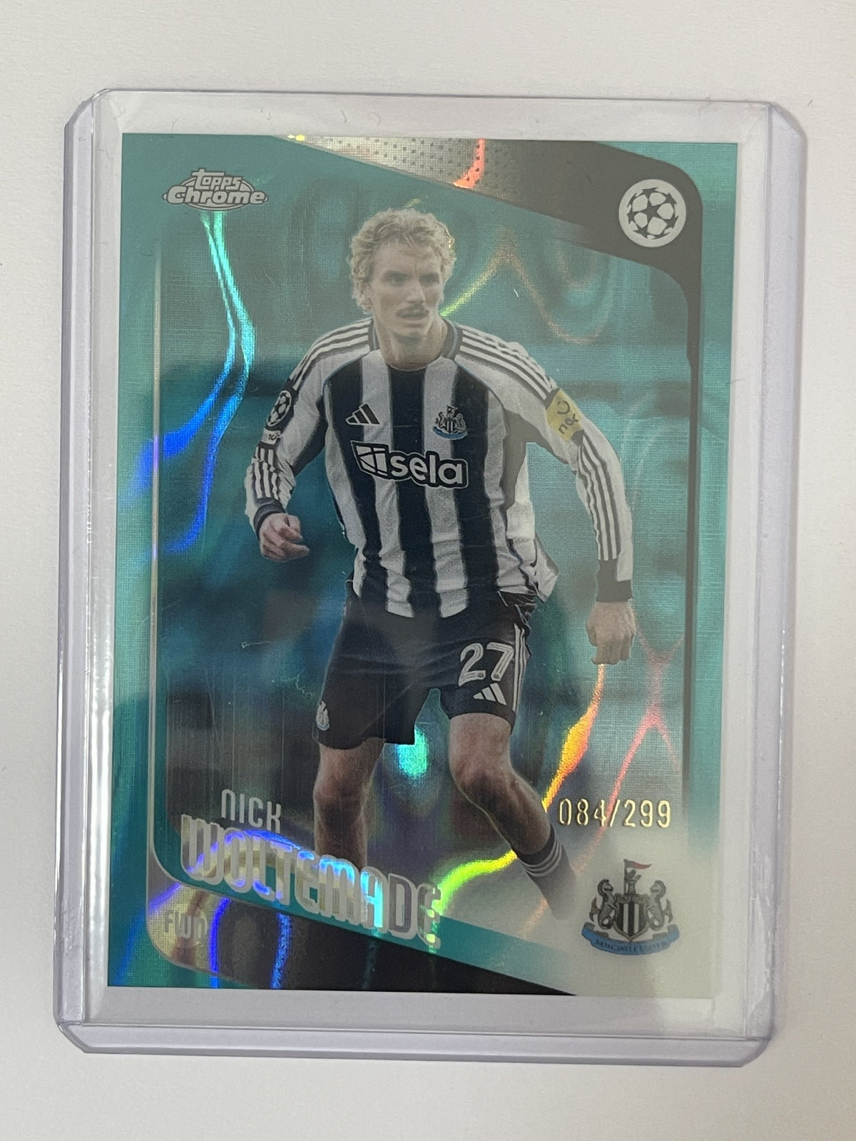 Nick Woltemade /299 - 2025-26 Topps Chrome UEFA Club Competitions
