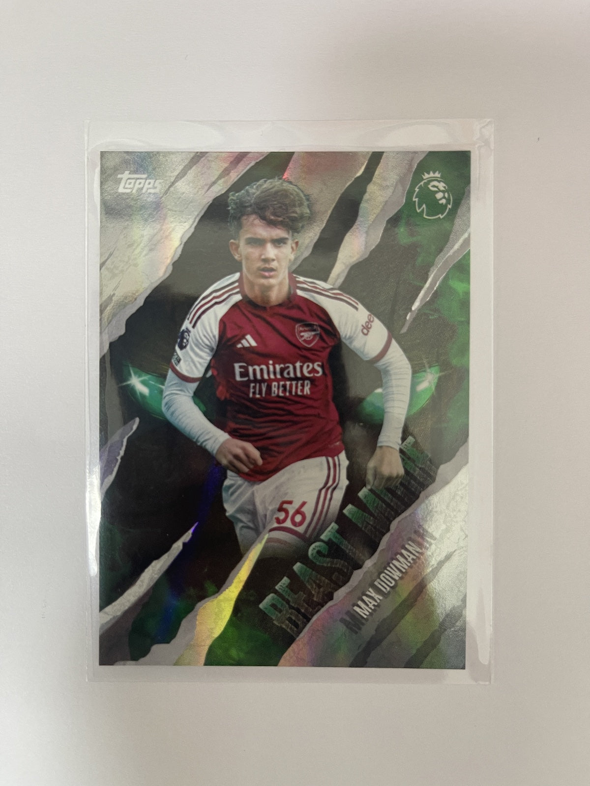 2026-27 Topps Premier League Flagship - Max Dowman Beast Mode Base - Arsenal