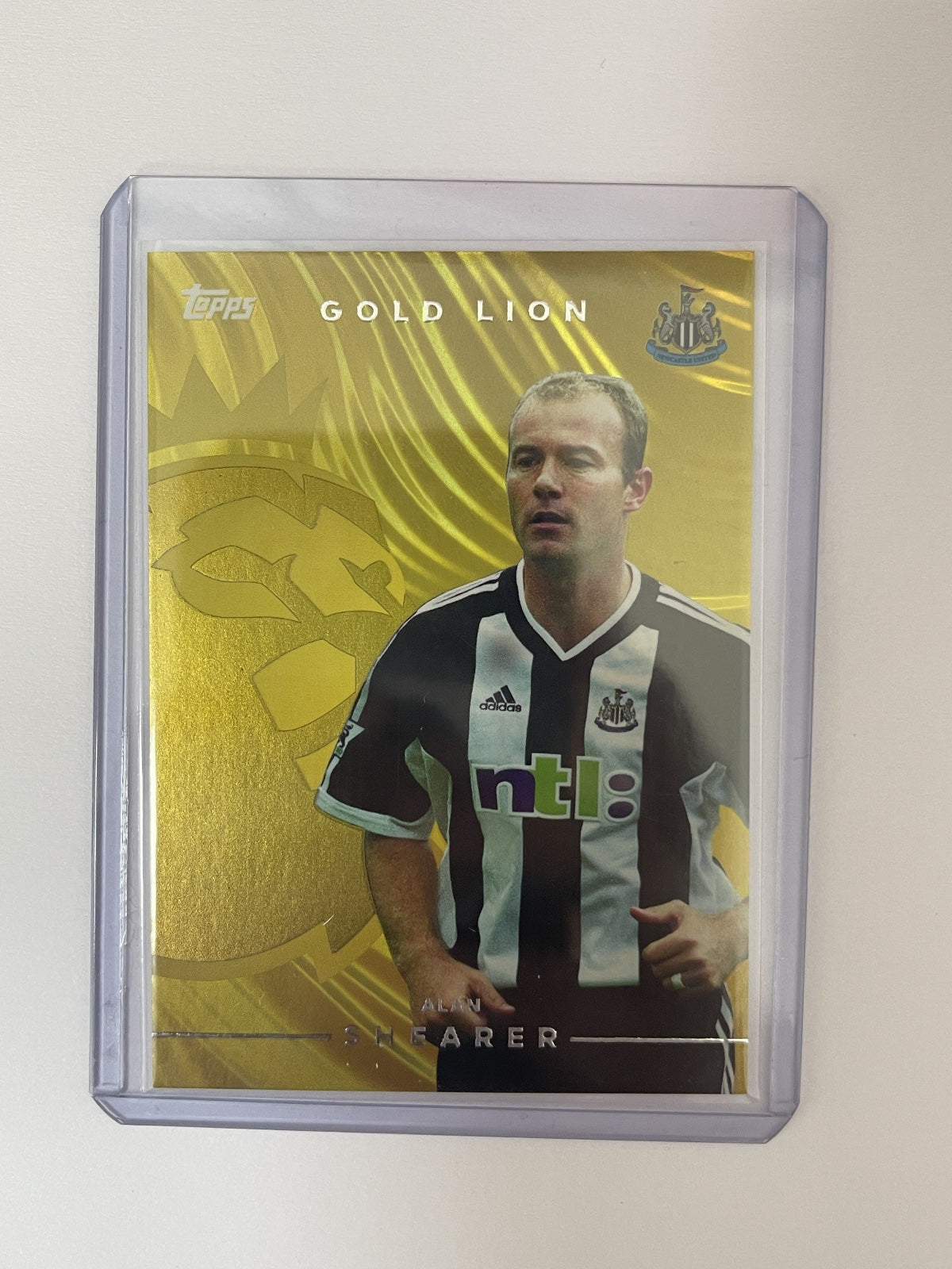 2026-27 Topps Premier League Alan Shearer Gold Lion - Newcastle