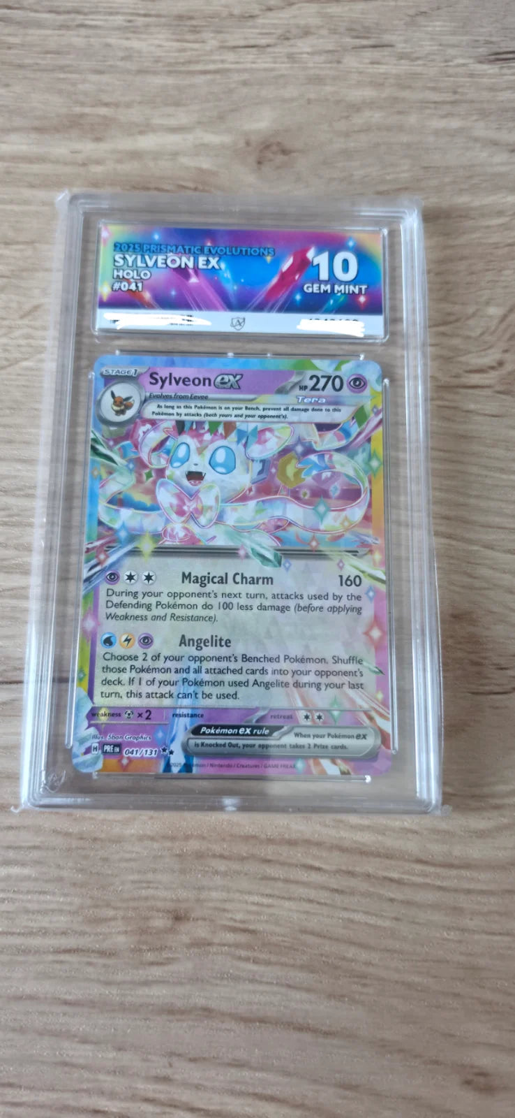 Prismatic Evee (ACE 9) with 5 Evolutions (ACE 10)